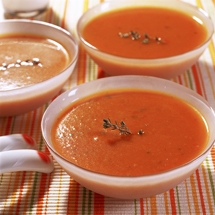 Soupe froide de tomates